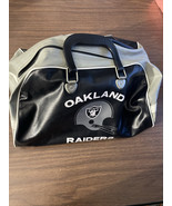 Vintage Oakland Los Angeles RAIDERS Bowling Ball Bag WHITE BLACK GRAY Ne... - $84.15