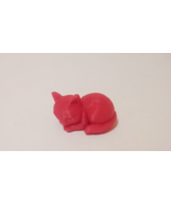 3D printed cat with kittens 1 1/4&quot;  Cat 2 1/4&quot; PLA Red - $89.28 CAD