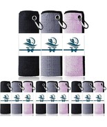 FINGER TEN Golf Towel | Men Women with Clip 15.7’’X15.7’’ Set in Gray Bl... - $3,078.35 MXN