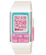 Casio LDF51-7C Women&#39;s Poptone White Digital Watch - £29.83 GBP