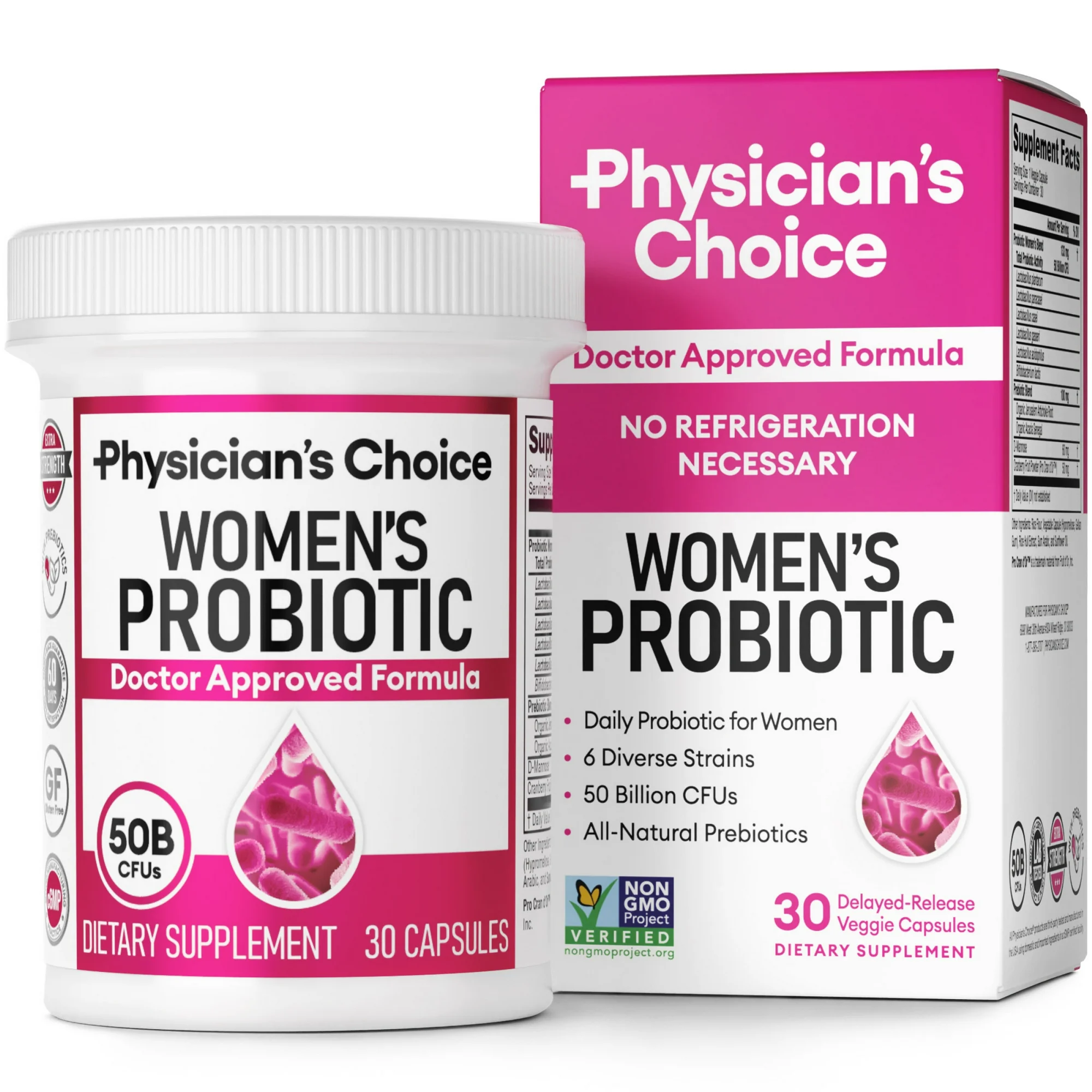 Physicians Choice Women&#39;s Probiotic 50 Billion CFU Capsules | 30 Count - $49.99