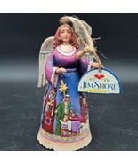 Jim Shore Hanging Ornament Angel With Nativity Scene Heartwood Creek 4.5&quot; - $33.93 CAD