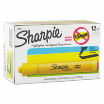 Sharpie Accent Tank Style Highlighter Chisel Tip Yellow Dozen 25005 - $20.96