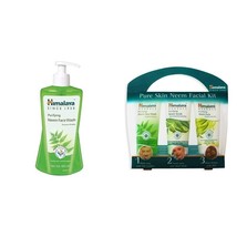 Himalayan Cleansing Neem Facial Cleansing, 400ML &amp; Pure Skin Face Kit-
show o... - £29.14 GBP