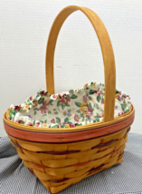Longaberger 1999 Medium Candle Basket Fabric Liner Plastic Protector #40932 - $27.49