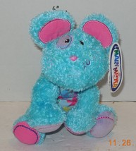Mary Meyer Blue Cheery Cheeks Lil Mopsy Mouse Stuffed Plush toy rare htf - £18.91 GBP