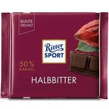 Ritter Sport - Halbbitter-100g - £3.87 GBP