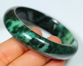335t Natural Grade A / Type A Jadeite Jade Bangle Bracelet (No Dyeing) - £255.71 GBP