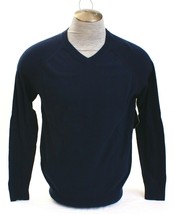 Sebastian Cooper Blue V-Neck Cotton Knit Sweater Men&#39;s NWT - £55.03 GBP