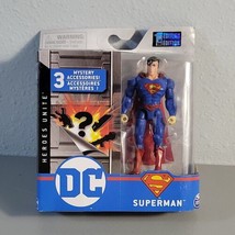 DC Heroes Unite 2020 Superman 4-inch Action Figure/ Spin Master NEW 1st edition - £5.73 GBP