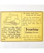 Ivorine Washing Powder Soap 1897 Advertisement Victorian Detergent ADBN1yyy - $376.02 MXN