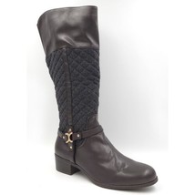 Charter Club Women Riding Boots Helenn 2 Size US 9.5M Wide Calf Brown Gray - $16.03