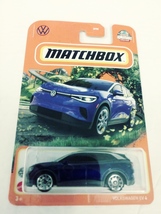 Matchbox 2022 #044 Dark Blue Volkswagen EV 4 SUV MBX Highway Series MOC - £11.84 GBP