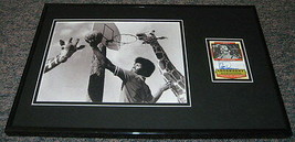 Artis Gilmore w/ Giraffes Signed Framed 11x17 Photo Display UDA Spurs - £63.69 GBP