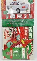 Santas Helper Christmas Holiday Car Decorating Kit 19 Pieces New In Pkg - £11.88 GBP