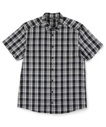 Arc’teryx Brohm Short Sleeve Shirt Men’s XL Gray Plaid Cotton Blend Outdoor - $37.15