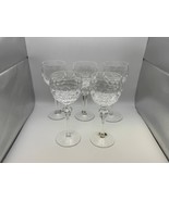 Set of 5 Waterford Crystal CURRAGHMORE Hock Wine Glasses - $421.00 CAD