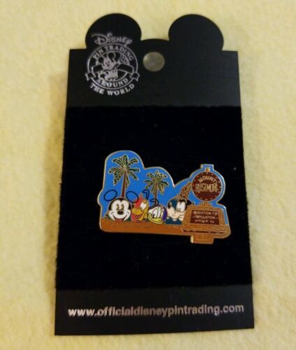 Primary image for NEW Disney Mount Rushmore Pin Donald Goofy Bahamas Cove Gold Large 