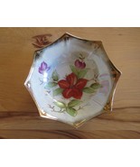 Trimont Ware Japan iridescent lustre ware porcelain bowl gold trim - $34.30 CAD
