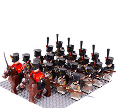 Mounted Russian Guard Hussar &amp; Foot Guards Line Infantry Custom 24 Minif... - £27.32 GBP