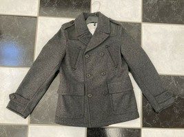 NWT 100% AUTH Burberry Kids Mini Silvan Double Breasted Wool Coat Sz 10 - £314.90 GBP