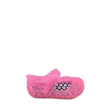 Garanimals Toddler Girls Mary Jane Sparkle Jelly Shoes Pink Size 3 NEW - £7.22 GBP