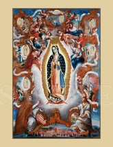 8.5X11 Mary Virgin of Guadalupe Picture New Art Poster Print Jesus Bible Art - £9.69 GBP