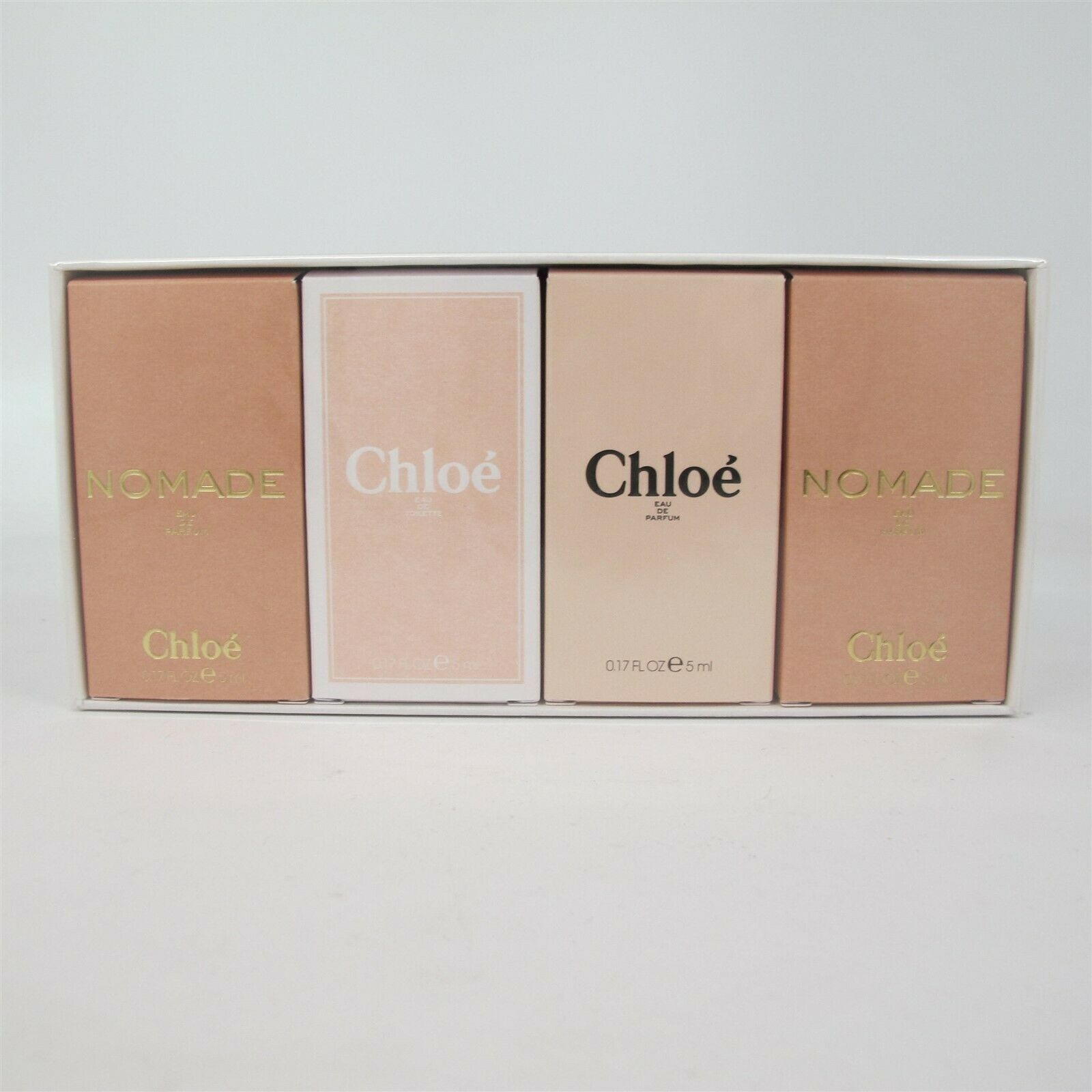 CHLOE 4 Pc Mini Set: 2 x Nomade & 2 x Chloe 5 ml/ 0.17 oz NIB - £36.39 GBP
