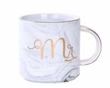 Creative Personality Mug Ceramic Coffee Cup, Marble Texture Couple Simpl... - $32.67