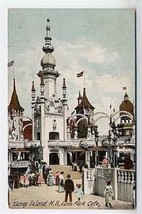 Luna Park Cafe Coney Island New York Postcard 1907 - £8.69 GBP