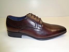 Steve Madden Size 9.5 RIVARS Brown Leather Lace Up Oxfords New Mens Shoes - $98.01