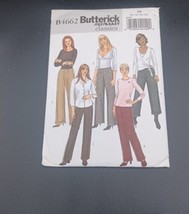 UNCUT BUTTERICK# B4662 WOMENS SZ 8-10-12-14 MULTI CLASSIC PANTS SEWING P... - $3.75