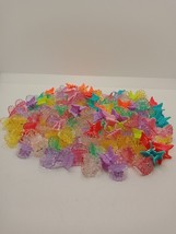 136pcs Scunci Assorted Color Butterfly Flower Hair Clips Mini Claw Clip New - $14.84