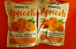 2 PACK PROBIOTIC  DELICIOUS PLUMP DREID  APRICOTS/SUPPORTS DIGESTIVE WEL... - $47.52