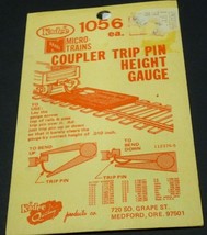 Ho  Kadee #1056 coupler trip pin height gauge - £10.19 GBP
