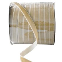 Abbaoww Velvet Ribbon 5/8 Inch 50 Yards Camel Single Face Velvet - $298.59 MXN