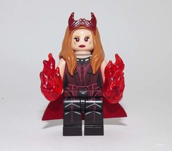Scarlet Witch X-Men infinity movie Wandavision Building Minifigure Bricks US - £5.53 GBP