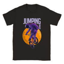 Jumping space geek bike game t shirt gift tee shirt summer holiday moon kids - £19.68 GBP+