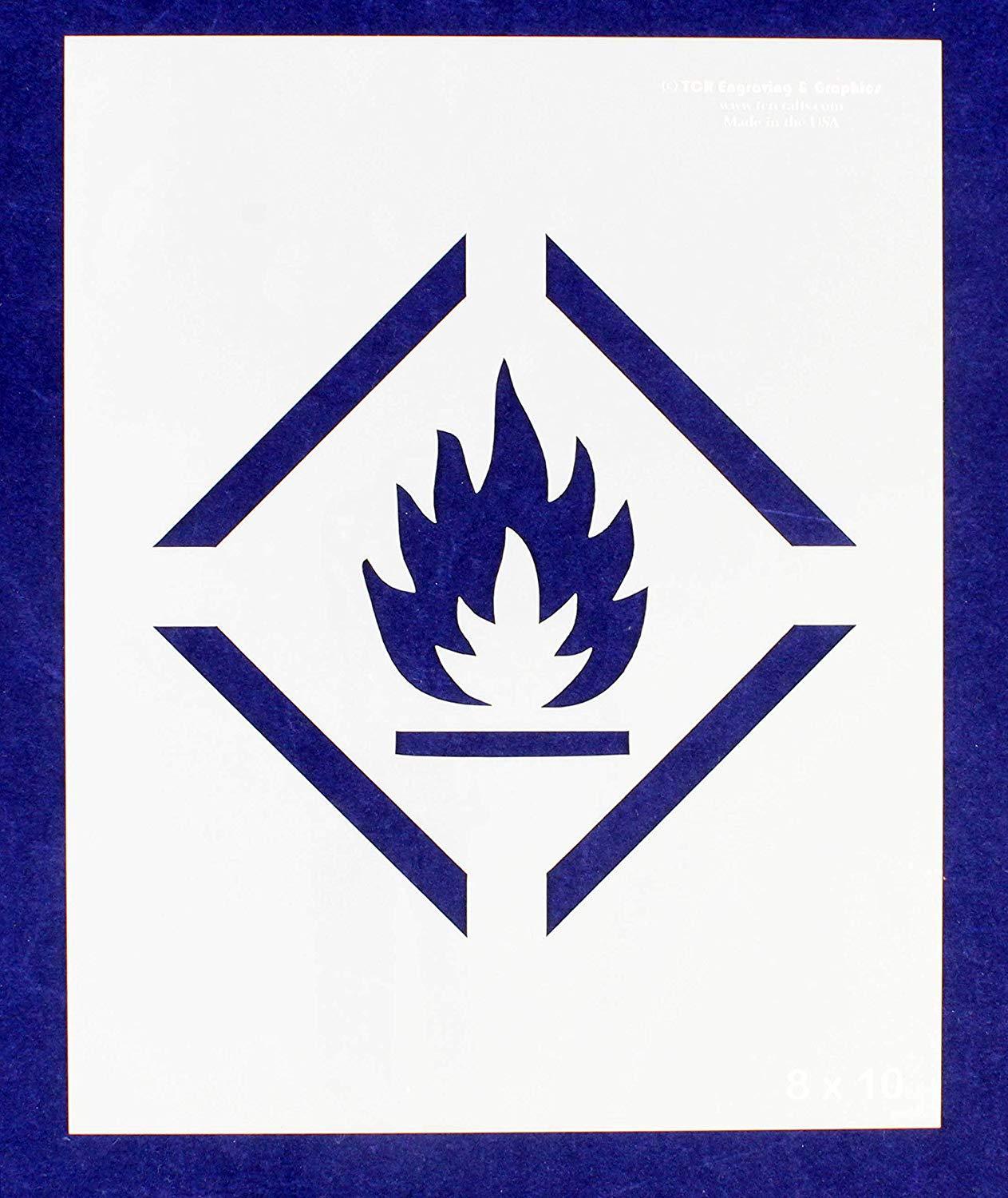 Parent Stencil SKU Safety Flammable - $6.99+