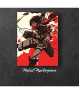 Attack on Titan Mikasa Ackerman Alum Wall Decor Metal Art Canva Poster P... - $13.63 CAD+
