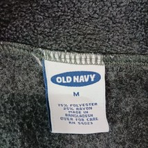 Old Navy RN#54023 Men's Gray Full Zip Fleece Pockets Vest Size Medium image 3