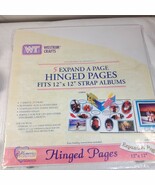Westrim Crafts Memories Forever 12x12&quot; Expand A Page Hinged Scrapbook Pages - $456.16 MXN