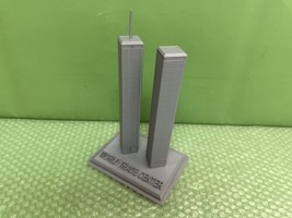 Twin Towers NYC Statue New York City World Trade Center Replica Model, 3D - $35.50