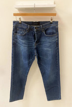 J BRAND Mens Straight Fit Jeans Kieran Solid Blue Size 32W 340988M449 - £79.29 GBP