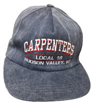 Carpenters Union Local 19 Hudson Valley, NY Strap back Denim Jean Hat One Size - £10.09 GBP