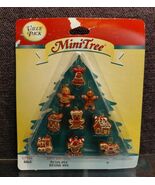 Vintage 1999 Westrim Mini Tree Gingerbread Theme Ornaments #4464 - $545.52 MXN