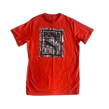 Youth Red and Black Puma Graphic T-Shirt Size XL - £6.79 GBP