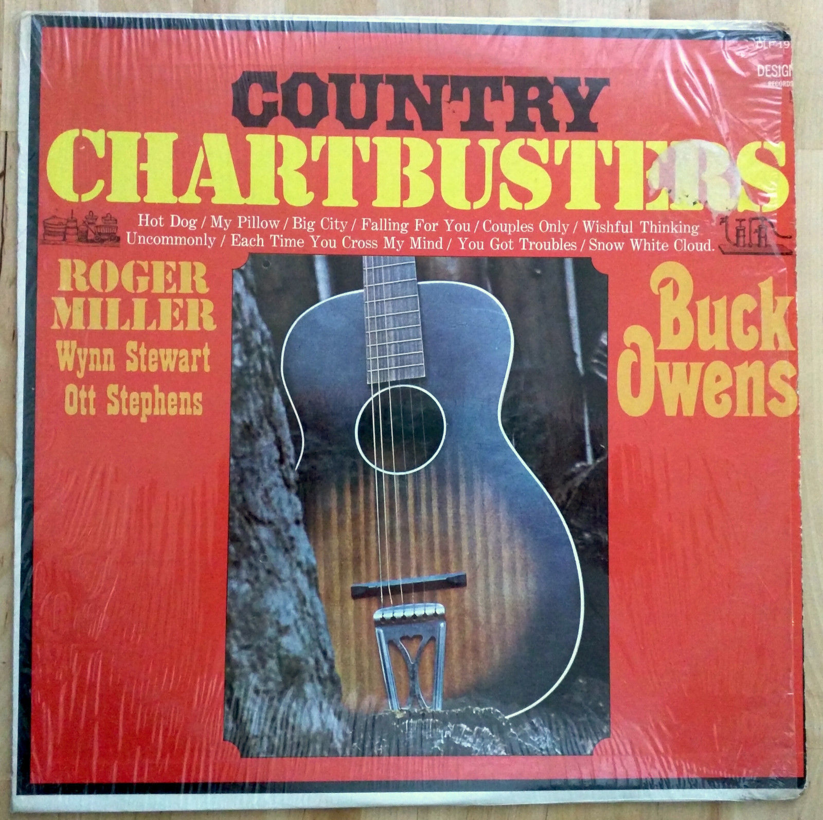 Primary image for Country Chartbusters 1962 Design Record Vinyl LP Album DLP-197 Buck Owens Shrink