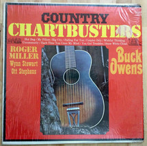 Country Chartbusters 1962 Design Record Vinyl LP Album DLP-197 Buck Owens Shrink - £4.66 GBP