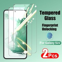 2PCS Tempered Glass For Samsung Galaxy S21 S22 S23 Plus Screen Protectors Finger - £5.87 GBP